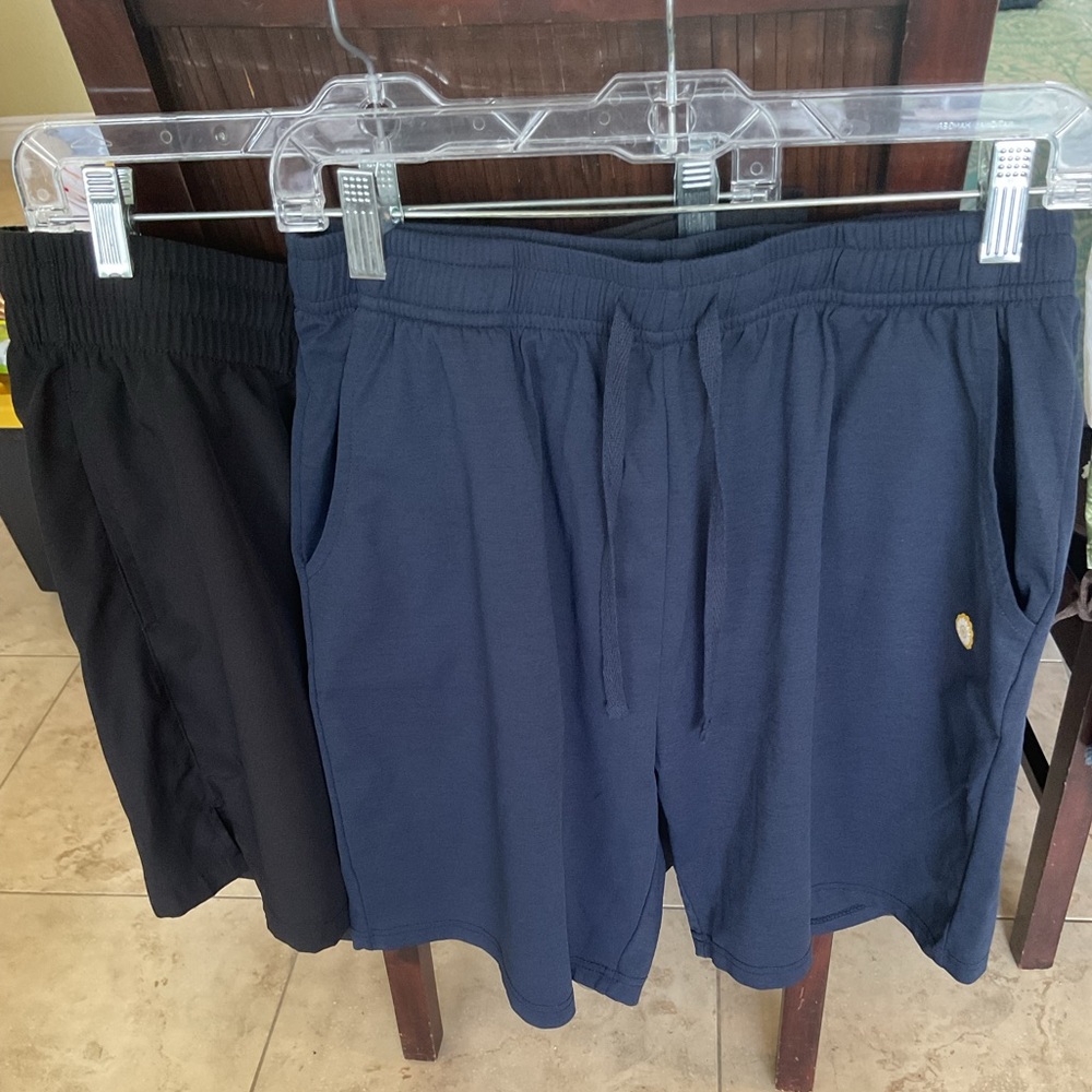 Women’s Casual Drawstring Shorts - Navy & Black